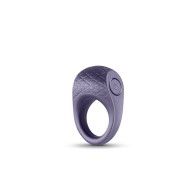 Seduction Levi Vibrating Cock Ring Metallic Gray