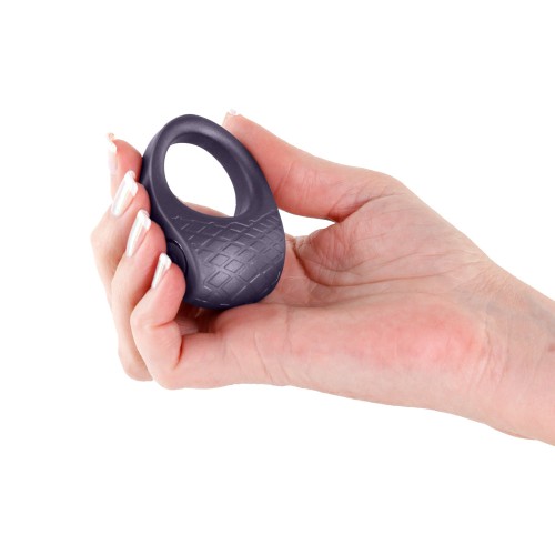 Anillo Vibrador Seduction Levi Metálico Gris