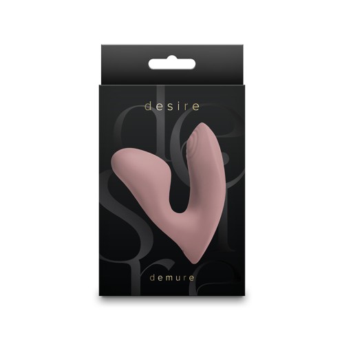 Vibrador de Doble Motor Travel-Friendly Desire Demure