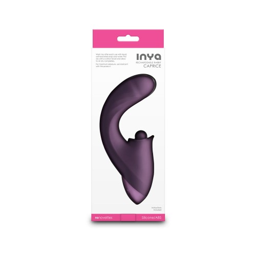 Vibrador INYA Caprice Púrpura - Estimulación del G-Spot y Clítoris