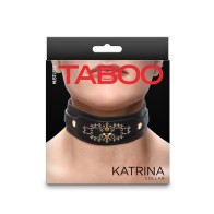 Collar Negra Katrina de Hustler Taboo