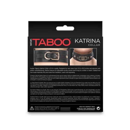 Collar Negra Katrina de Hustler Taboo