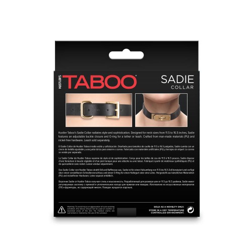 Hustler Taboo Sadie Collar Black