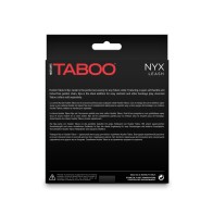 Hustler Taboo Nyx Leash Black - Elegant Bondage Accessory