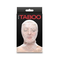 Capucha de Encaje Hustler Taboo - Blanca