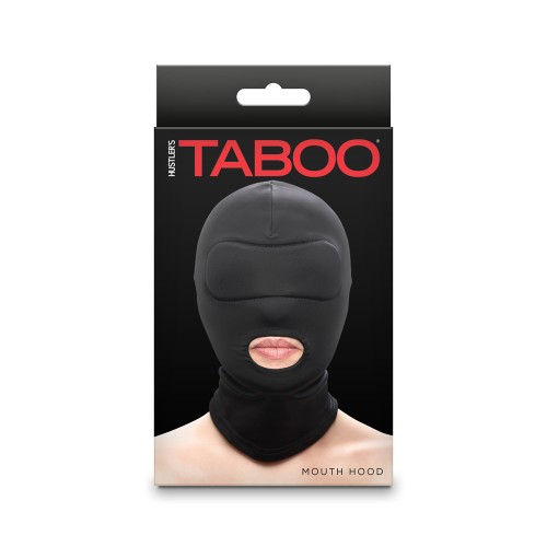 Capucha Taboo Mouth Hustler para Juego Sensual