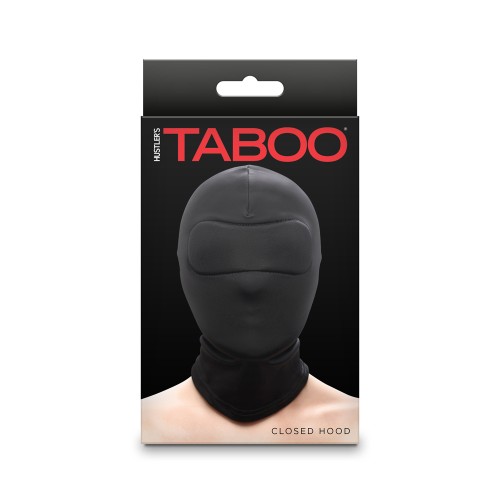 Capucha Cerrada Hustler Taboo Juego Sensorial