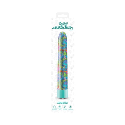 Limited Addiction Utopia Rechargeable 7 in. Vibrator Aqua