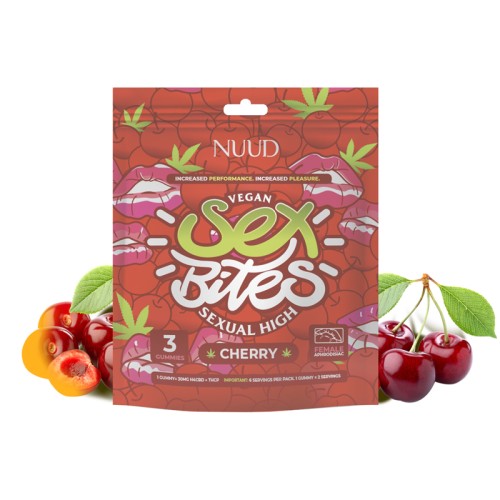 NUUD Cherry Aphrodisiac Gummies for Women