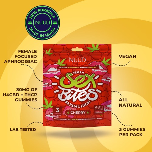 NUUD Cherry Aphrodisiac Gummies for Women