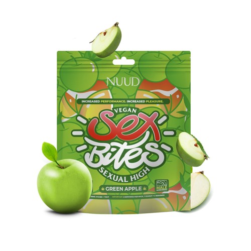 NUUD Male Aphrodisiac Gummies Sour Apple