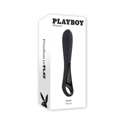 Vibrador de Silicona Ollo Recargable con Mango Anillo