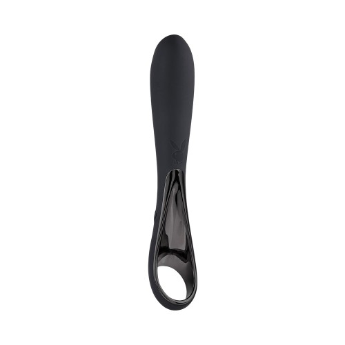 Playboy Ollo Rechargeable Silicone Vibrator with Ring Handle