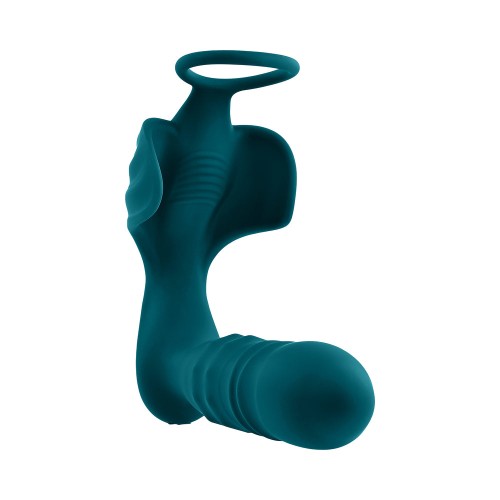 Playboy Bring It On Plug Anal Reversible de Silicona y Cradle Vibrante