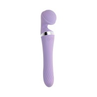 Playboy Vibrato Rechargeable Dual Ended Wand Vibrator Opal