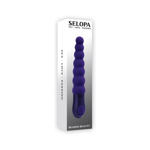 Selopa Vibrador Beaded Beauty - Morado