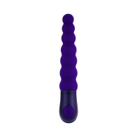 Selopa Beaded Beauty Silicone Vibrator - Purple