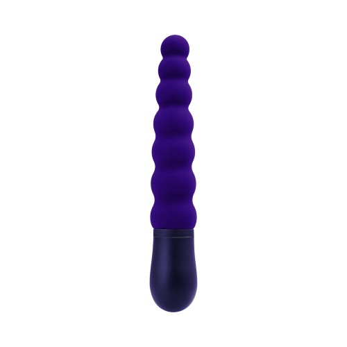 Selopa Beaded Beauty Silicone Vibrator - Purple