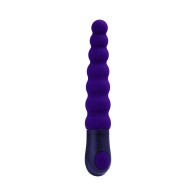 Selopa Beaded Beauty Silicone Vibrator - Purple