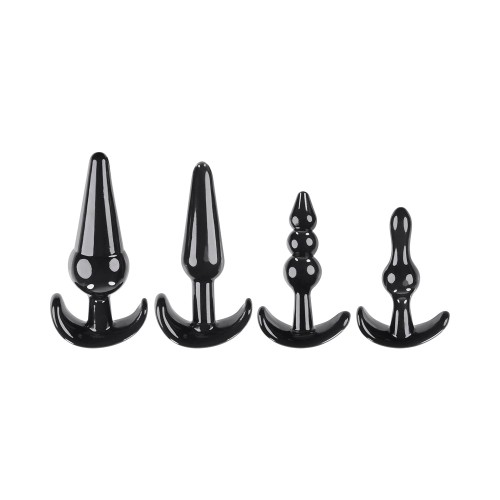 Set de 4 Plugs Anales Selopa Intro Negro