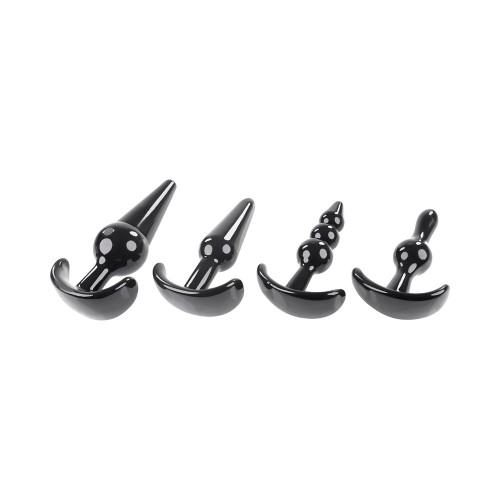 Selopa Intro To Plugs 4-Piece Anal Plug Set Black