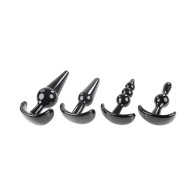 Set de 4 Plugs Anales Selopa Intro Negro