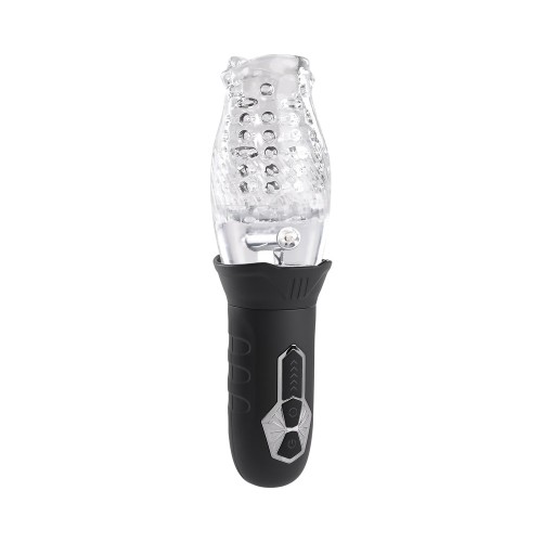 Zero Tolerance Cyclone Vibrating Stroker Black Clear