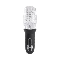 Zero Tolerance Cyclone Vibrating Stroker Black Clear