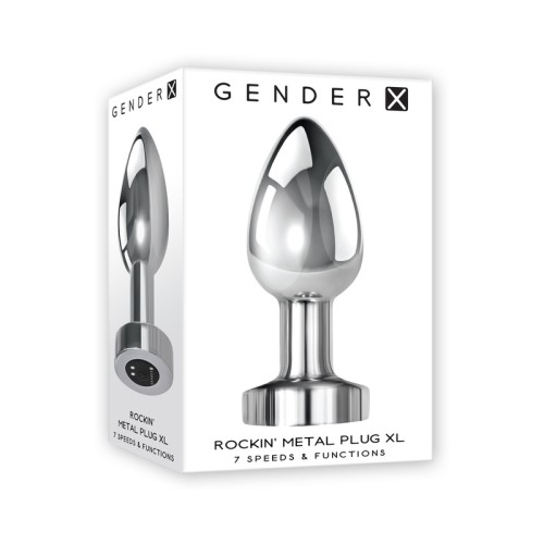 Plug Metálico XL Vibrante Gender X Recargable