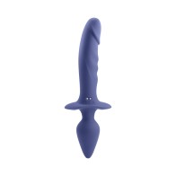 Gender X Dual Defender Rechargeable Vibrator - Two Toys in One