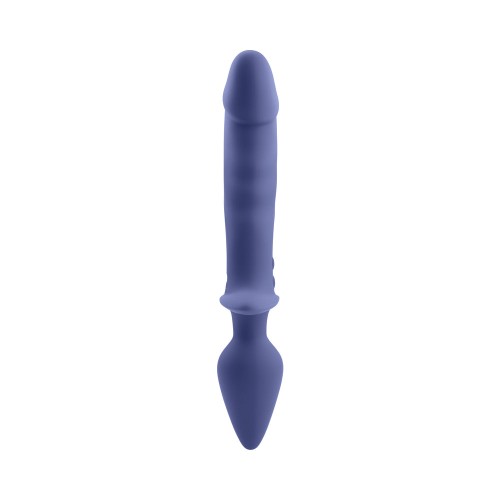 Gender X Dual Defender Rechargeable Vibrator - Two Toys in One