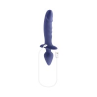 Gender X Dual Defender Rechargeable Vibrator - Two Toys in One