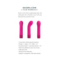 Selopa Paradise G Rechargeable G-Spot Vibrator Pink