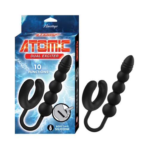 Excitador Dual Atomic Negro