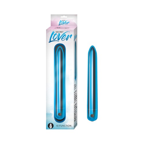 Vibrador Slimline Recargable Nasstoys Secret Lover Azul