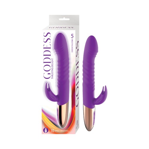 Goddess Thrusting Delight Morado para Placer