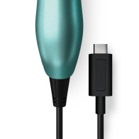 Doxy USB-C Wand Massager Turquoise - Powerful and Eco-Friendly