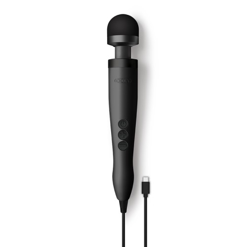 Doxy USB-C Wand Massager Matte Black | Ultimate Pleasure