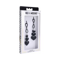 Sportsheets Sex & Mischief Heart Nipple Ties - Sensual Accessories