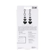 Sportsheets Sex & Mischief Heart Nipple Ties - Sensual Accessories