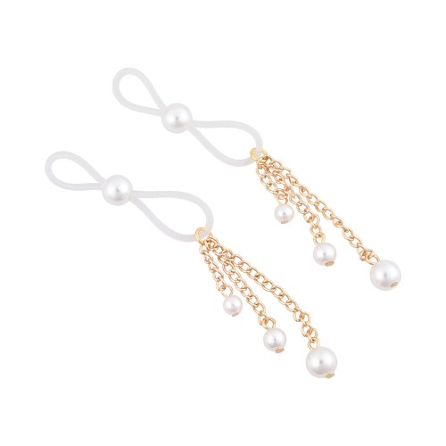 Pearl Nipple Ties for Elegant Play