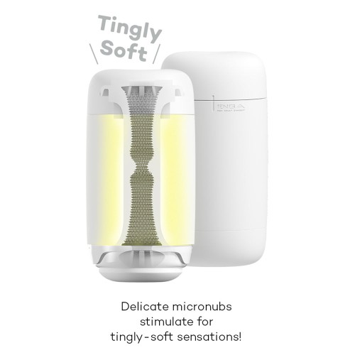 Tenga Puffy Stroker Sugar White for Ultimate Pleasure