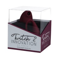 Vibrador Recargable Twitch 2 con Succión y Lengua