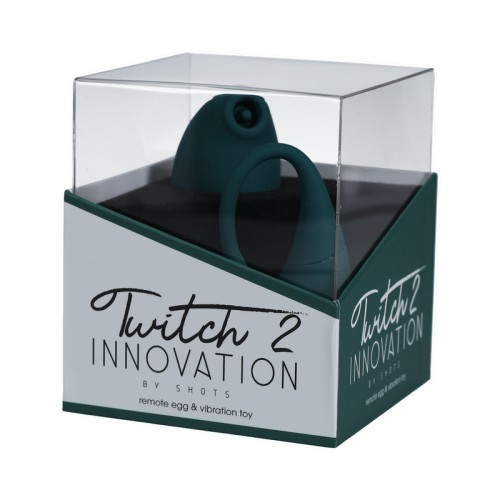 Vibrador con Succión TWITCH 2 para el Placer Definitivo