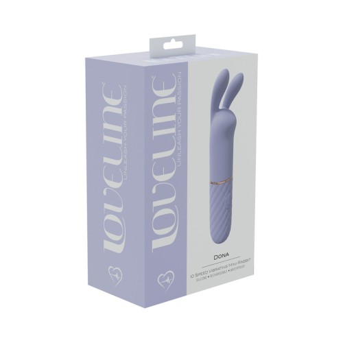 LoveLine Dona 10-Speed Mini-Rabbit Vibrator - Ultimate Pleasure