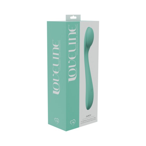 Vibrador Flexible Juicy LoveLine de 10 Velocidades