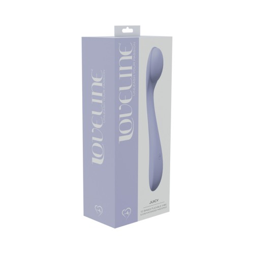 Juicy Flexible Vibe 10 Speed Silicone Rechargeable Lavender