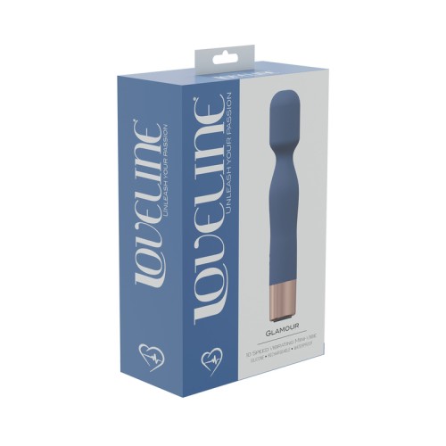 LoveLine Glamour 10-Speed Mini-Wand - Vibrating Pleasure Tool