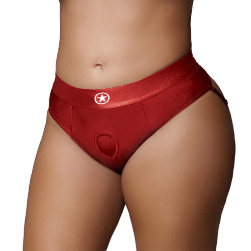 Tanga Vibrador Ouch! Rojo XL/XXL - Sensaciones Emocionantes