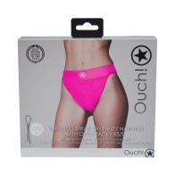 Ouch! Vibrating Strap-on Panty Harness for Enhanced Pleasure